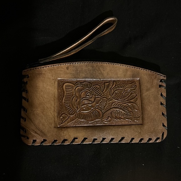Leather Wristlet - Picture 2 of 2